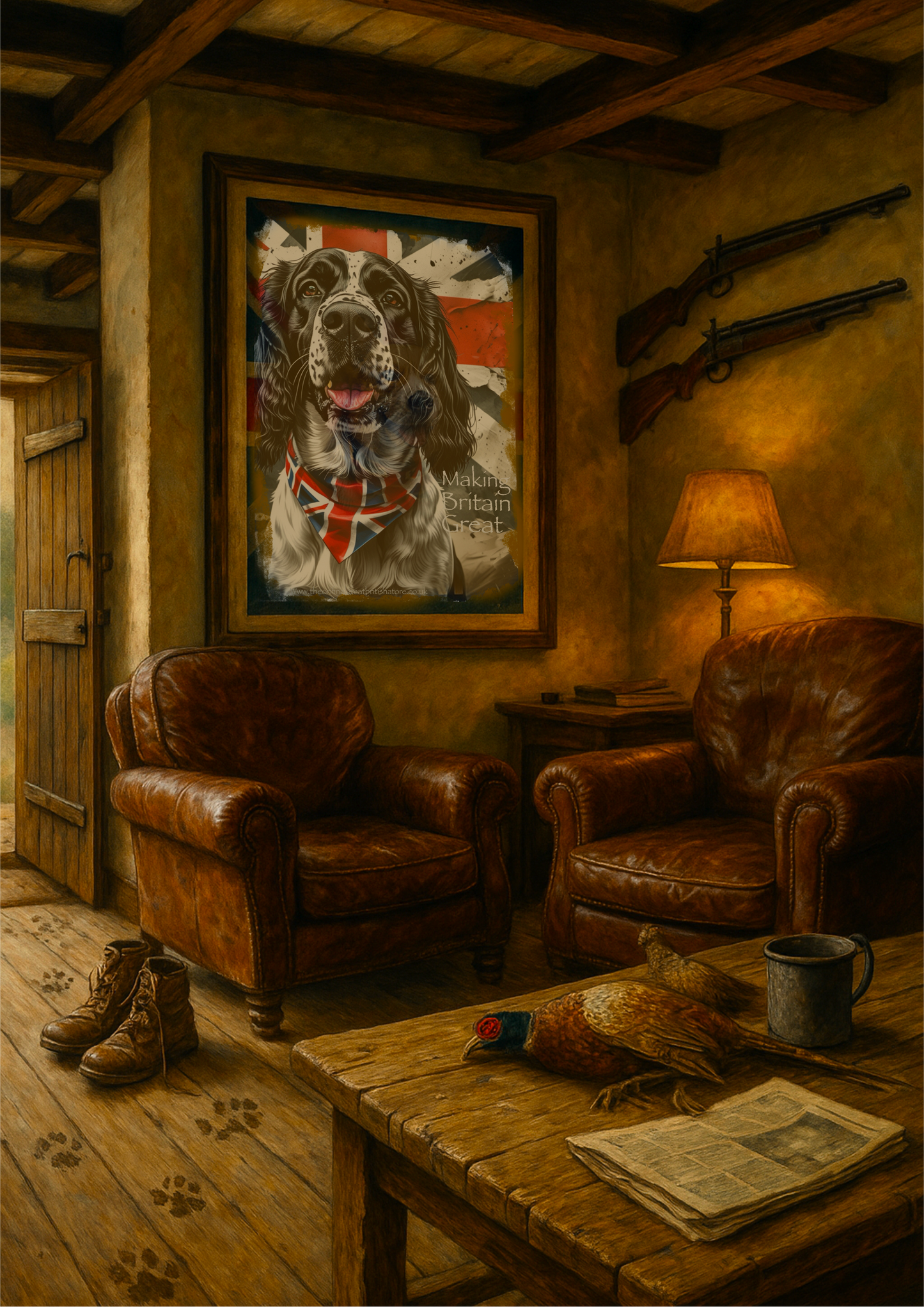 Springer Spaniel Making Britain Great xx Fine Art Print